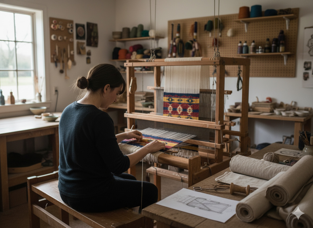 Textiel kunstenaar